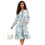 Women's Christmas Snowman Patchwork Midi Dress X-Large 1