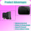 VW Passat B5 Center Dash AC Outlet Vent Panel Black Left 4