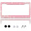 Cherry Blossom License Plate Frame Aluminum 1 Pack 1