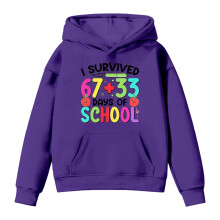 100th Day of School Hoodie for Kids 2-13 Years