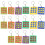 Tic Tac Toe Keychain Set Plastic Pendant 16 pcs 1
