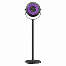 Warm Air Blower Adjustable Telescopic Floor-Standing Black