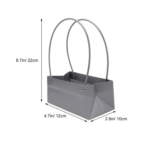 Flower Bouquet Box with Handle PVC 3PCS 1
