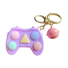 Mini LED Memory Game Keychain Purple 26 Games