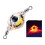 LED fishing spoon lure with flasher light 1