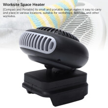 Portable Space Heater Black Compact Electric Heater 1 Unit