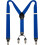 Wide suspenders with 4 strong clips adjustable 1