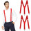 Men's Y-Back Adjustable Elastic Suspenders 1