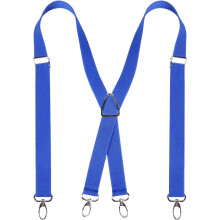 Men's Suspenders 1 Inch Width with 4 Swivel Hooks and