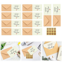 Thank You Cards with Envelopes 350GSM 12-Pack