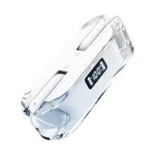 Wireless Bluetooth Earphones Transparent Display White