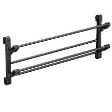 Wall-Mounted Foldable Shoe Rack 2-Tier