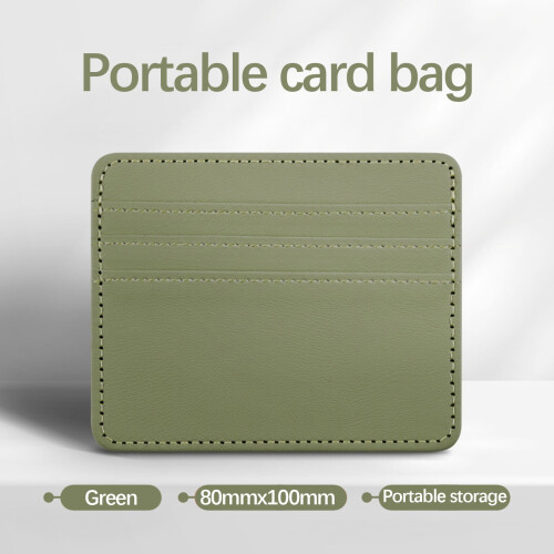 Leather RFID Blocking Wallet with 4 Card Slots and Cash