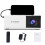 Mini HD projector portable with 180-degree rotation 1
