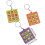 Tic Tac Toe Keychain Set Plastic Pendant 16 pcs 5