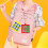 Tic Tac Toe Keychain Set Plastic Pendant 16 pcs 3