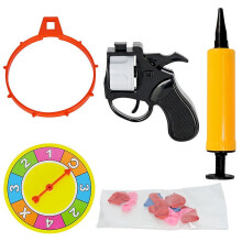 Russian Roulette Party Game Set with Spin Wheel, Balloons,