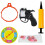 Russian Roulette Party Game Set with Spin Wheel, Balloons, 1