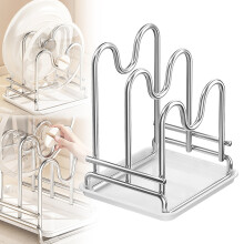 Stainless Steel 3-Tier Kitchen Organizer Rack