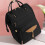 Diaper Bag Black Large Capacity Multi-Functional 2