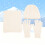 Thermal knit scarf and hat set triple-layer cold weather 2