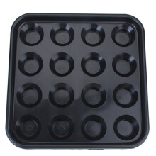 Pool Table Ball Rack with 16-Ball Storage Holder