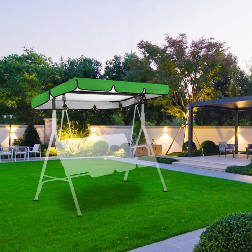Waterproof Polyester Canopy for Garden Swing – Green 1