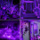 Morttic Solar String Lights Purple Copper Wire 200-LED 66FT 6