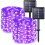 Solar Copper Fairy Lights Purple 66FT 100LED 2 Pack 1