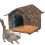 Winter Cat House with Self-Warming Pad S 1