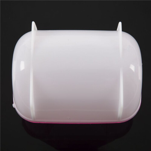 3X  White Small Hamsters Bathing Sand Cage Pet Bathroom 10 X 7 X 7cm