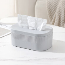 Plastic Tissue Box Portable Holder 21x13x9cm