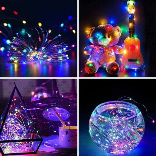 Solar Copper Fairy Lights 33FT 100LED Waterproof 1