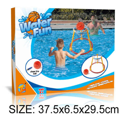 Floating Pool Basketball Hoop with Ball and Pump 1