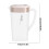 Clear 1-Gallon Pitcher with Lid for Cold Drinks 3