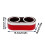 Car Double Cup Holder Red Universal Expandable 2