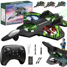 Skyriders RC Jet Flip Stunt Plane 360 LED 3-Speed Foam