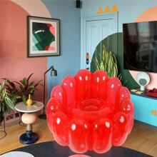 Jelly Inflatable Chair, the Jelly Collection, Portable Blow Couch, Inflatable Sofa Furniture for Home Yard Patio