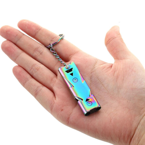 Camping Whistle Emergency Tool High-Decibel Multifunction 1