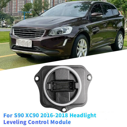 2X Car Headlight Control Module Bend Lights 90068996 for  XC60/S60 2014-2018 AFS Headlight Leveling Control Module 2