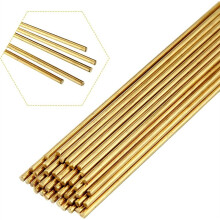 40 Pcs Brass Rods 1.5 mm Brass Welding Brazing Rods Copper Alloy Solid for DIY Drift Punches Handle Lathe