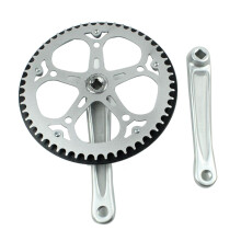 Mechanizm Korbowy do Roweru SkłAdanego 52T Kwadratowy OtwóR 170Mm Mechanizm Korbowy CNC Zestaw Korbowy do Roweru ZęBatka