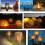 LED Flame Light Bulb Realistic Flicker 4 Modes 8