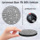 Car Cup Holder Coaster Set White 4 Pack 2