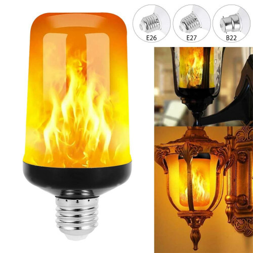 LED Flame Light Bulb Realistic Flicker 4 Modes 1