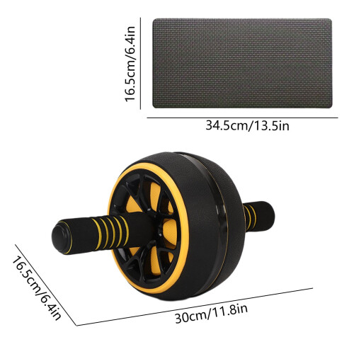 Ab Roller Wheel Kit with Resistance Bands Knee Mat Jump 2