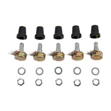 5 StüCke 10 Karat OHM 3 Terminal Linearkegel Rotary Audio B Typ Potentiometer