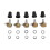 5pcs 10K OHM 3 Terminal Linear Taper Rotary Audio B Type Potentiometer 1