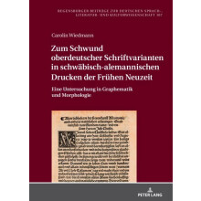 Zum Schwund oberdeutscher Schriftvarianten in schwaebischalemannischen