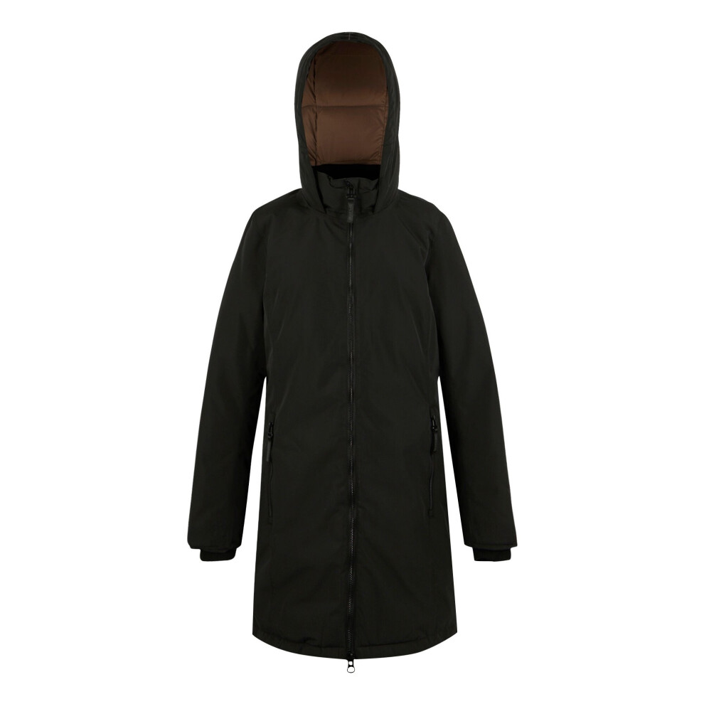Regatta (12 Uk, Black) Womens/Ladies Marron Insulated Waterproof Jacket